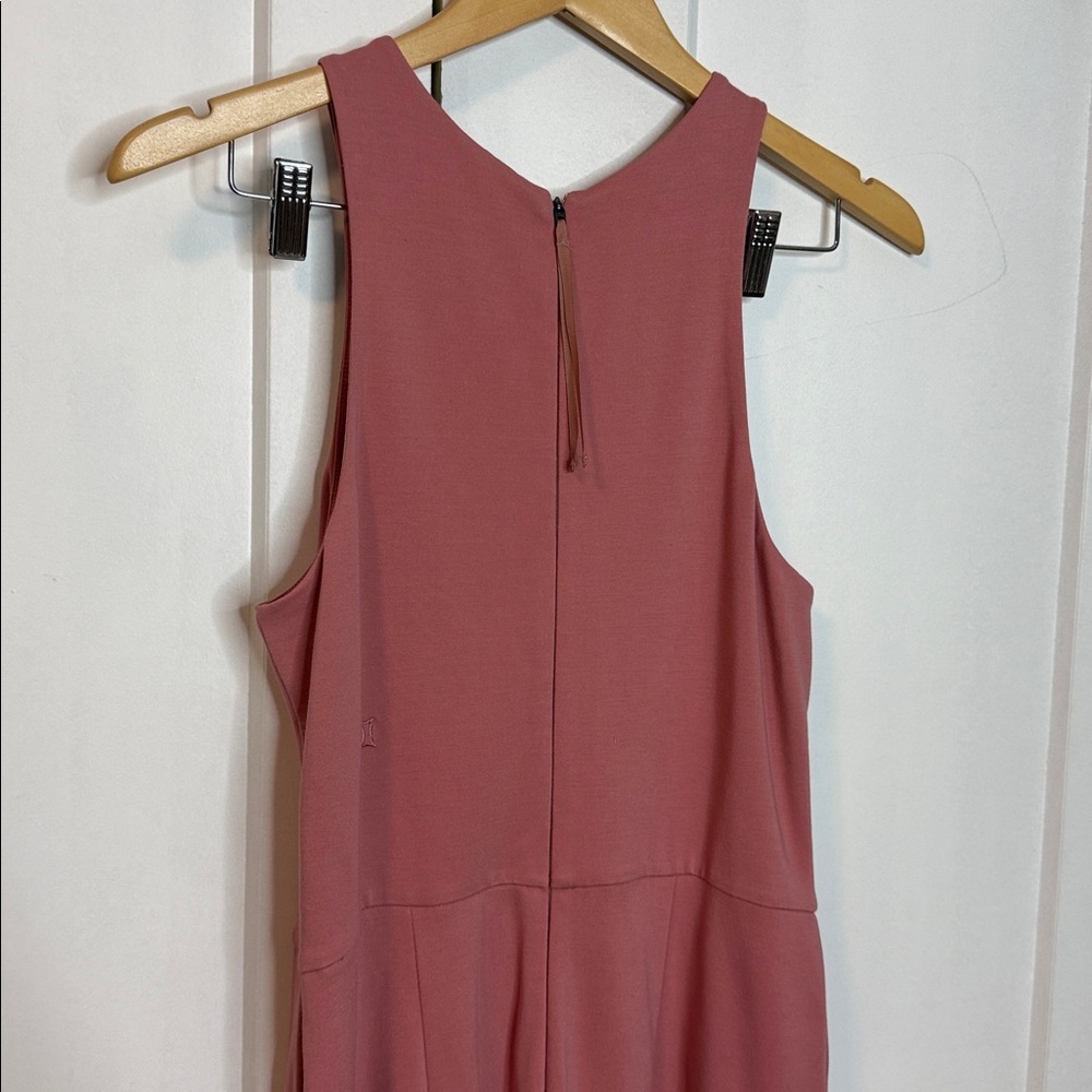 Kit and Ace - US10 - Made to Move Mauve Dusty Rose High Neck Sleeveless Jumpsuit - Picture 9 of 9